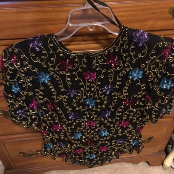 Ladies Evening Top   Size Large  Vintage - Picture 5 of 12